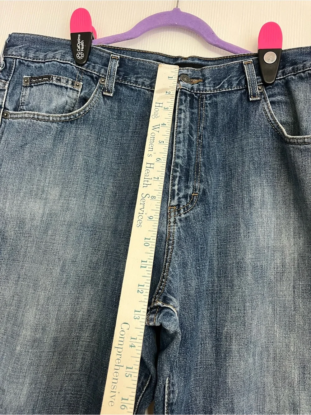Calvin Klein Men's Indigo Straight-Leg Jeans